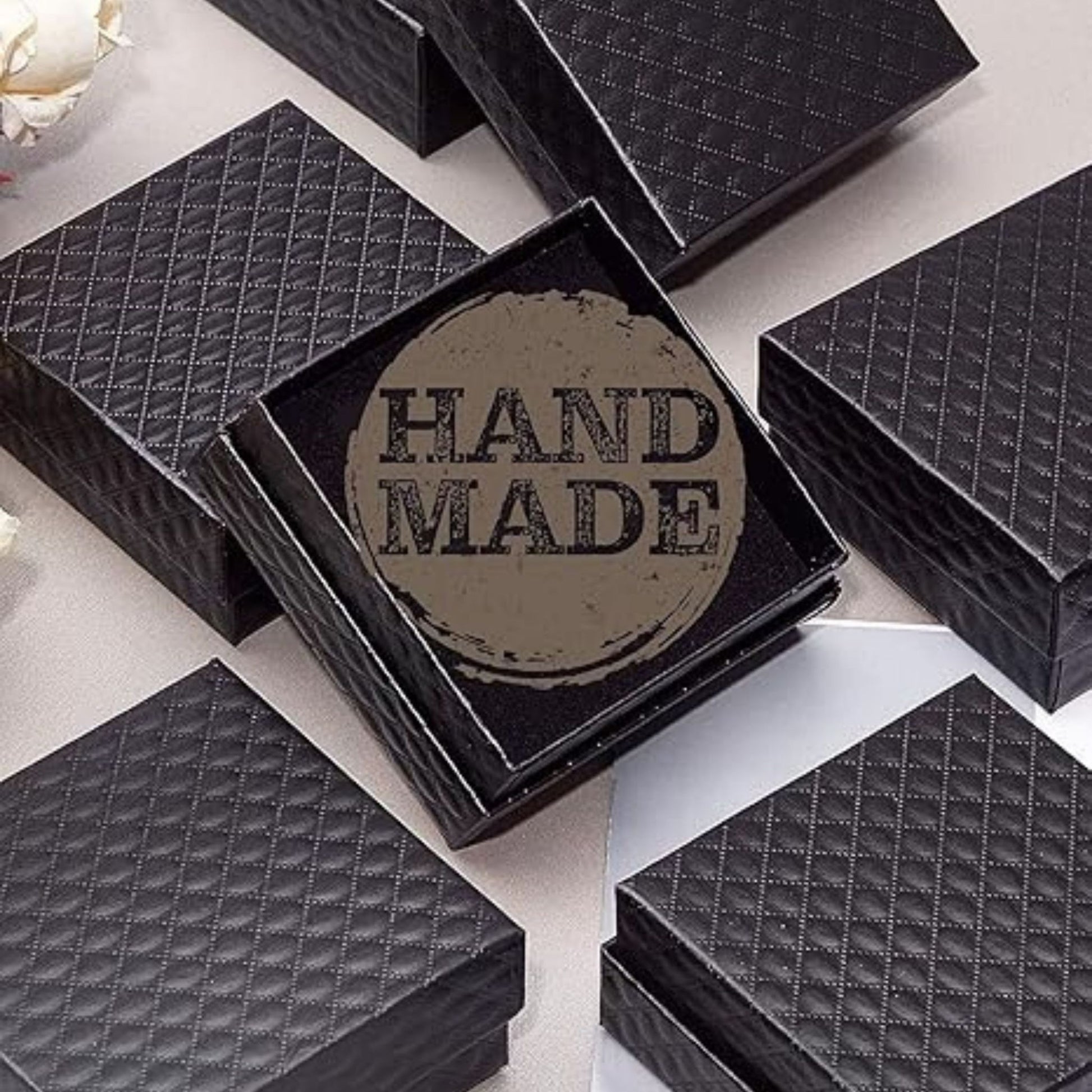 Perlenarmband Herren & Damen – Schwarzer Onyx mit 925er Silber Elementen | Elastisches Armband im Set oder EinzelnGeschenkbox