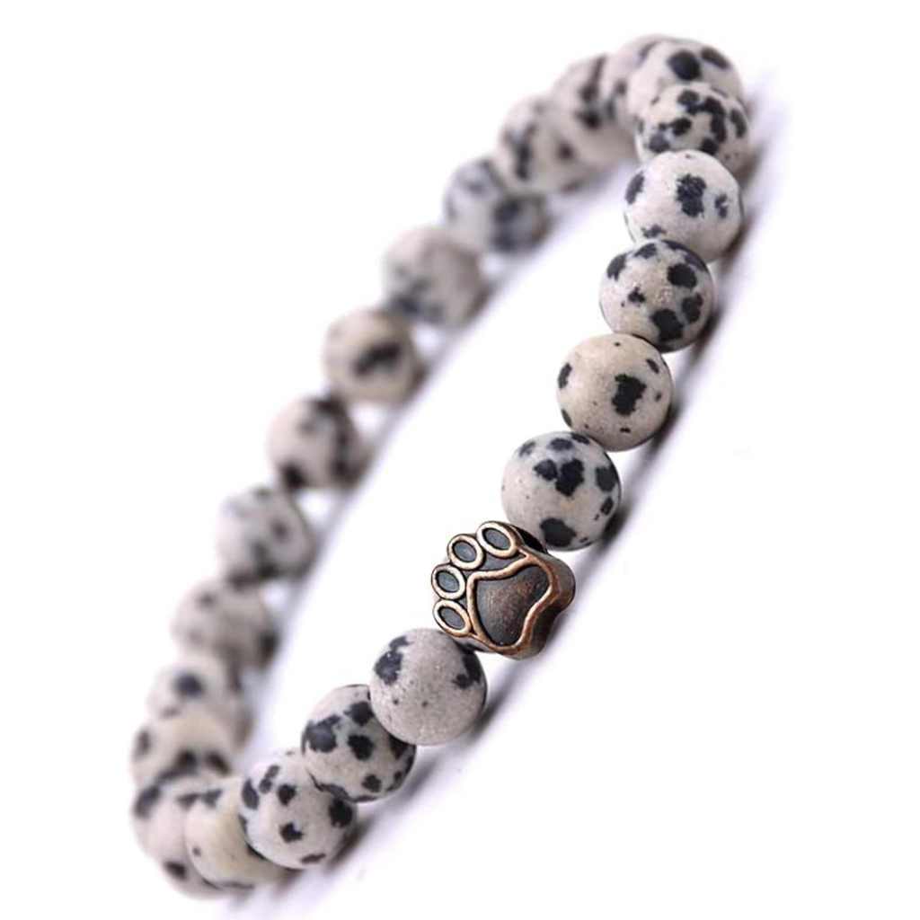 Dalmatiner-Jaspis Damen Armband – Das perfekte Accessoire für Hundeliebhaberinnen